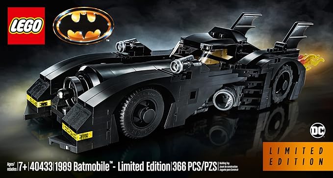 Lego Exclusive Set #40433 1989 Batmobile 2019 Limited Edition