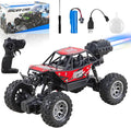 NXD RC Truck 1:18 Remote Control Car with Spray &amp Light 4WD All Terrain Off-Road Monster Truck Toys 2.4 GHz RC Cars for Kids Age 6 7 8 9 10 11 12 Gift for Boys Girls (Red)
