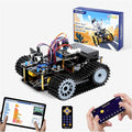 Robotics Kit for Kids Ages 8–12 Smart Robot Tank Car Compatible with Arduino &amp Scratch &amp Python STEM Toys for Boys Ages 8–12 App &amp Remote Control Birthday Coding Gift for Boys Girls a