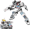Transform Building Block Set Lunar Rover Mech Brick Movable Joints Construction Toy 646PCS Creative Collectible Action Figure Model Kit for Kids Ages 6+