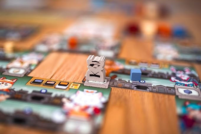 25th Century Games Neko Syndicate Board Game Strategic Tableau-Building Card Game 1-4 Players Ages 14+ 30 Min Playtime Solo Mode Sushi Theme