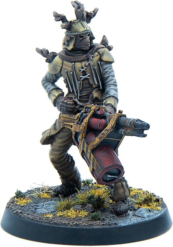Modiphius Entertainment: Fallout: Miniatures - Cult of The Mothman: Clergy - 6 Figures Appalachia Wave Unpainted Resin Miniatures Tabletop Game