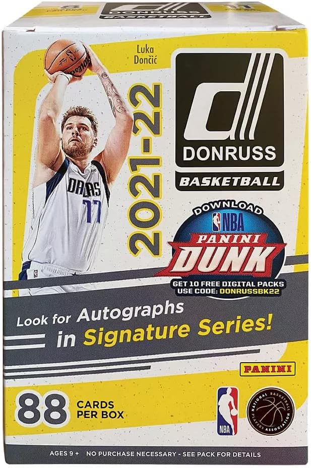 2021-22 Panini Donruss Basketball Trading Cards Blaster Box