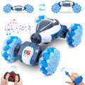 Gesture Sensing RC Stunt Car - Boys Toys Age 6-12 360° Rotating 4WD Hand Controlled Remote Control Twist Car with Light &amp Music Cool Birthday Presents and Ideas Gifts for Kids Age 7 9 10 11 12 y