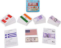 World Country Flags Flash Cards for Kids Currency Flash Cards 195 + 195 = 390 Educational Country Geography Games Cards