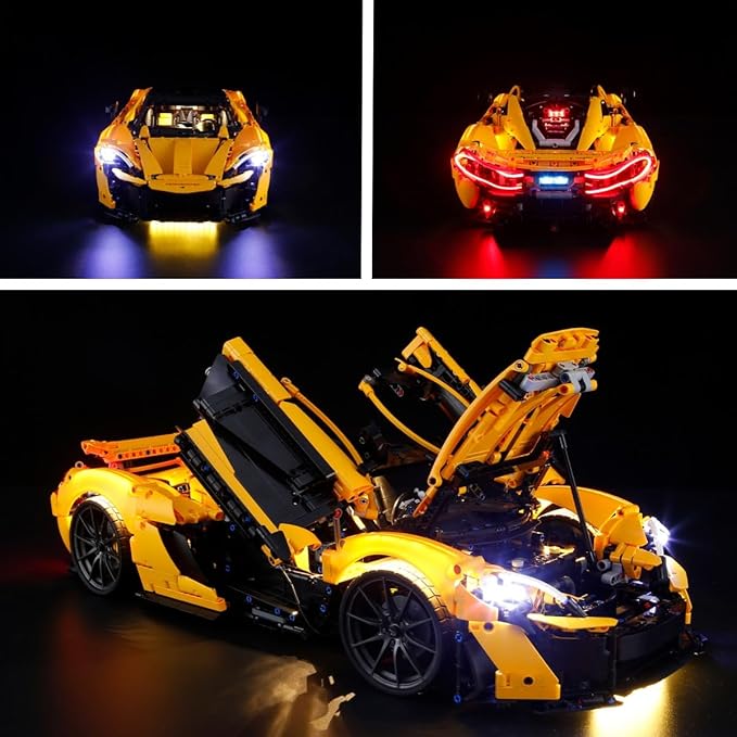 LIGHTAILING Light for Lego-42172 McLaren-P1 - Led Lighting Kit Compatible with Lego Building Blocks Model - NOT Included The Model Set