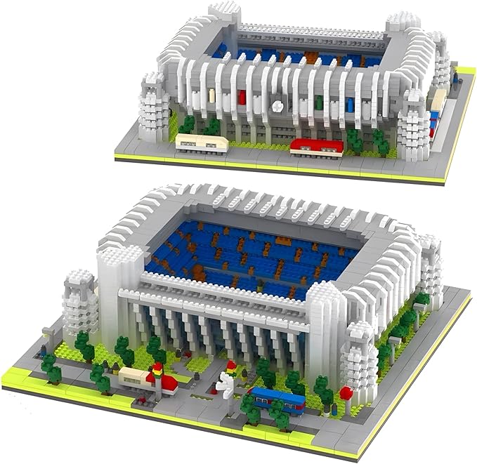 Madrid Style Soccer Stadium Micro Mini Building Blocks Sets Soccer Stadium Model Toys for Adults and Kids 3500+PCS