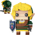 TOY PLAYER BOTW Link Figure Building Set Link Action Figures with Master Sword and Ganondorf Birthday Party Decorations Supplies Gifts for 14+ Fans &ampAdults (200+ Pieces)