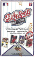 1991 Upper Deck Baseball High Series Card Box: Possible Aaron Autograph Chipper Jones Mike Mussina Rookie Cards