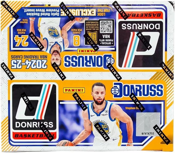 2024/25 Panini Donruss Basketball Retail Box 24 Packs Per Box 8 Cards Per Pack