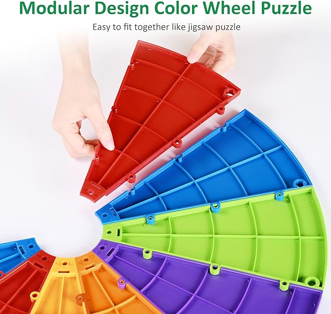 WinSpin Modular Prize Wheel Kit Mini 25x14 Prize Drop Board &amp 24 Tabletop Spinning Wheel Spinning Fortune Game Carnival Live Stream Party Tradeshow