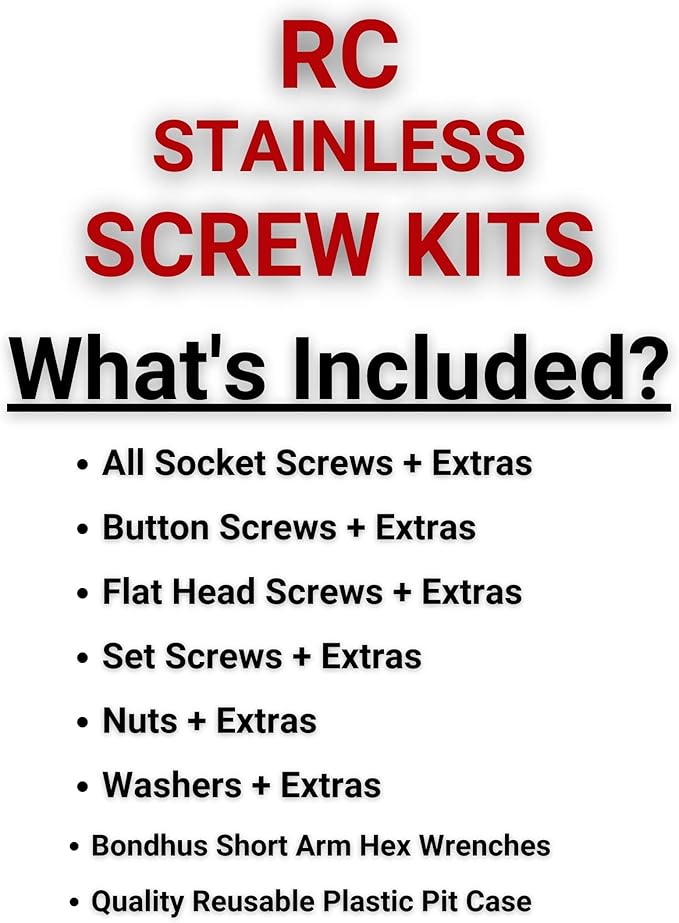 RCScrewZ Tekno RC Short Course Truck SCT 410.3 Stainless Steel Screw Kit Complete Replacement Set for RC Car Rusted and Stripped Screws Quality Upgrade Assembled in USA. tek008 for Tekno RC TKR5507