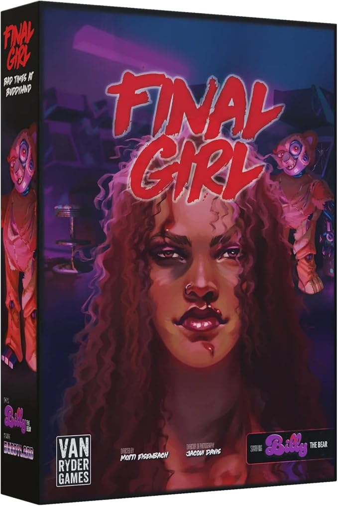 Van Ryder Games - Horror Board Game - Final Girl - Bad Times at Buddyland Feature Film Box - Core Box Required - 1 Player - Solo or Cooperative Play for Teens &amp Adults Ages 14+ (English Version)