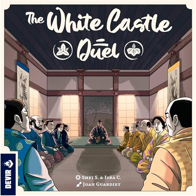 Devir - The White Castle: Duel Board Game Two Player Strategy Euro Game Set in Feudal Japan for Adults &amp Teens Age +10 2 Players 30 Playtime Muti-Language