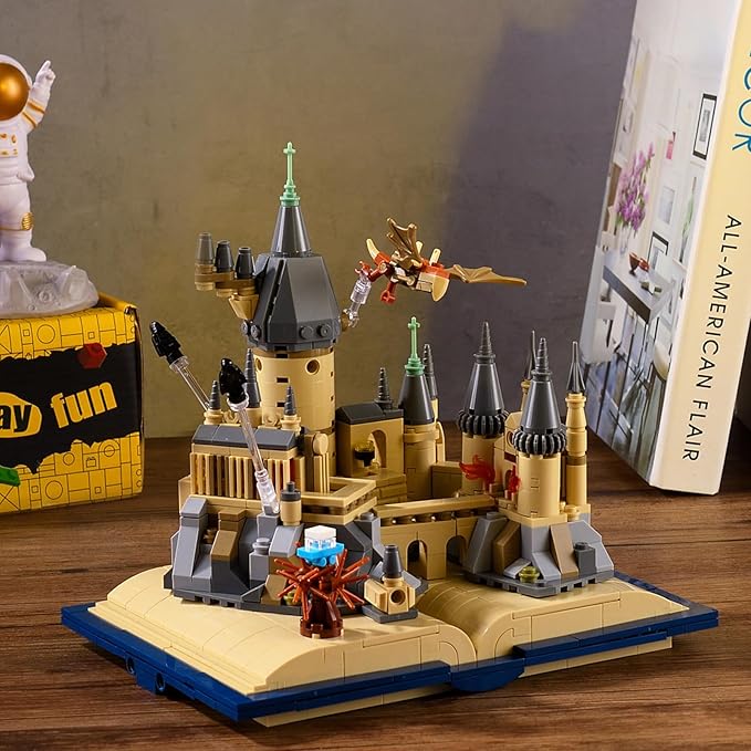 Magic Castle Building Set Education Architecture Building Blocks Kit Collectible Castle Model Toys for Adults Teens Fans 14+ (564Pieces)