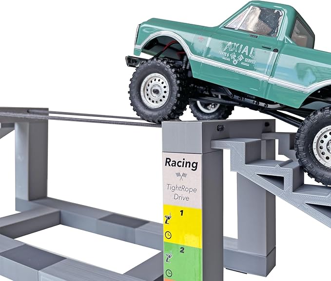 Tight Rope Drive Challenge Gray Version for 1/24 1/18 Scale RC Crawler Truck（NO Truck Included）