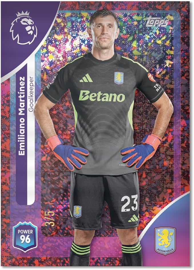 2025 Topps Premier League Debut Edition Cards - Random Mega Tin (40 Cards + 3 Exclusives)