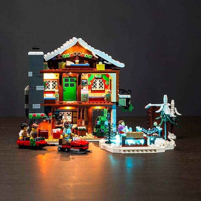 VONADO LED Light Kit for Lego Alpine Lodge 10325 Christmas Winter Village for Adults (Lights Only No Models)