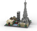 dOvOb Architecture Paris Skyline Micro Mini Blocks Building Set 2324 Pieces Bricks3D Puzzle Collection Model Kit Office Home Decor as Gift for Adults or Kids