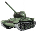 Heng Long Modified Edition 1/16 2.4ghz Remote Control Soviet Union T34 Tank Model(360-Degree Rotating Turret)(Steel Gear Gearbox)(3800mah Nimh Battery)(Metal Tracks &ampSprocket Wheel &amp Idle Whee
