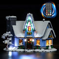 YEABRICKS LED Light for Lego- 10293 Creator Expert Santa’s Visit Building Blocks Model: Remote-Control Version (Lego Set NOT Included)