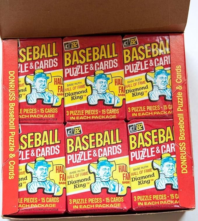 1982 Donruss Baseball Un-opened Pack of 15 Cards. Look for the Cal Ripken Jr. Rookie Card.
