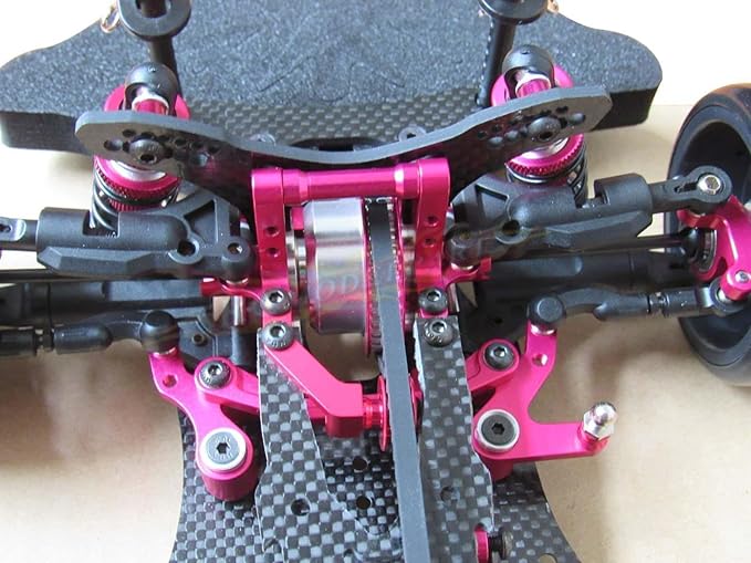 1/10 Alloy &amp Carbon RWD Drift Racing Car Frame Body Kit for Sakura D4