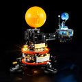 YEABRICKS LED Light for 42179 Technic Planet Earth and Moon in Orbit Building Blocks Model (Building Set NOT Included)