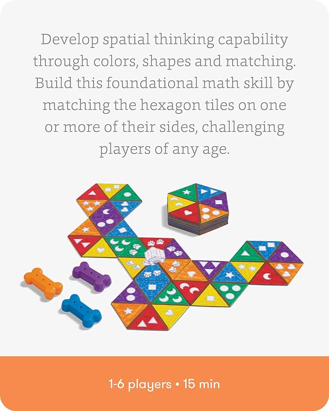 SimplyFun Diggers Garden Match – A Game for Kids to Develop Spatial Thinking Skills - Puzzle Game That Matches Colors and Shapes - 1 to 6 Players Ages 4 &amp Up