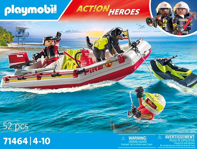 Playmobil Fireboat with Aqua Scooter