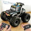 Dual Remote Control RC Car with Magic Gesture Wristband &amp 40+ Min Play 1:18 Fully Submersible Waterproof All Terrain 4WD Monster Truck Amphibious Toy Crawler Gift for Boys Girls Ages 6-12-Black