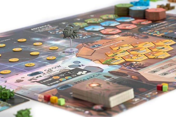 Stonemaier Games: Apiary (Base Game) by Connie Vogelmann | A Strategy Board Game About Hyper Intelligent Bees in Space | Build Your Hive Explore Outer Space Grow Your Colony | 1-5 Players 90 Mins