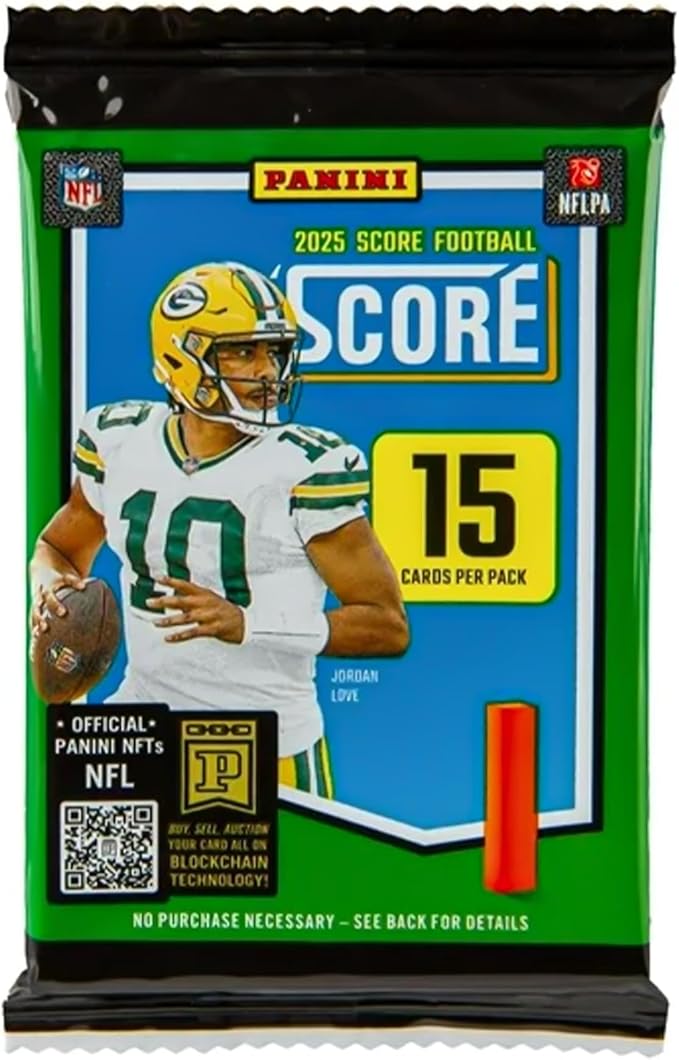 2025–26 Panini Score NFL Football Mega Box – Official Trading Cards – Mega Box Exclusive Parallels Rookie Cards &amp Inserts – Sealed Retail Box