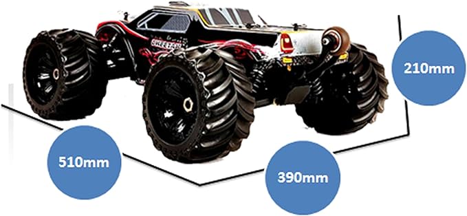 JLBRACIGRC 1/10 RTR Brushless Fast RC Cars for AdultsMax 80+KM/H Hobby Electric Off-Road Monster TruckWaterproof High Speed Remote Control CarRC Truck 4x4 All Terrain Off Road Gift