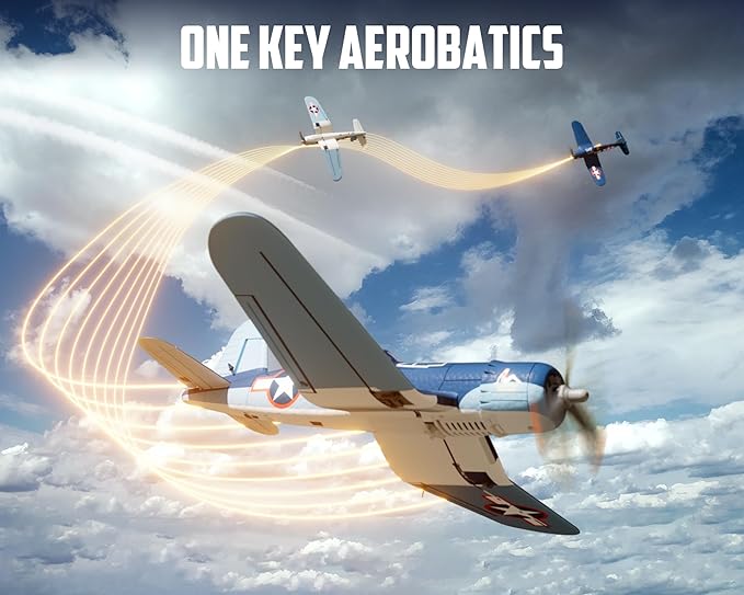 volantexrc Brushless RC Plane 4 Channel Remote Control Airplanes with 6-Axis Gyro3 Modes &amp Aerobatics 2.4GHz Radio Controlled Aircraft for Beginners &amp Adults