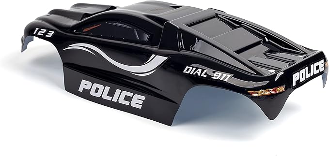 SummitLink Custom Body Police Style Compatible for E-Revo 1/10 Scale RC Car or Truck (Truck not Included) ER-PB-01