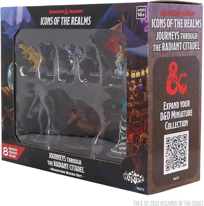 WizKids D&ampD Icons of The Realms: Journeys Through The Radiant Citadel - Monsters Boxed Set Dungeons and Dragons Miniatures