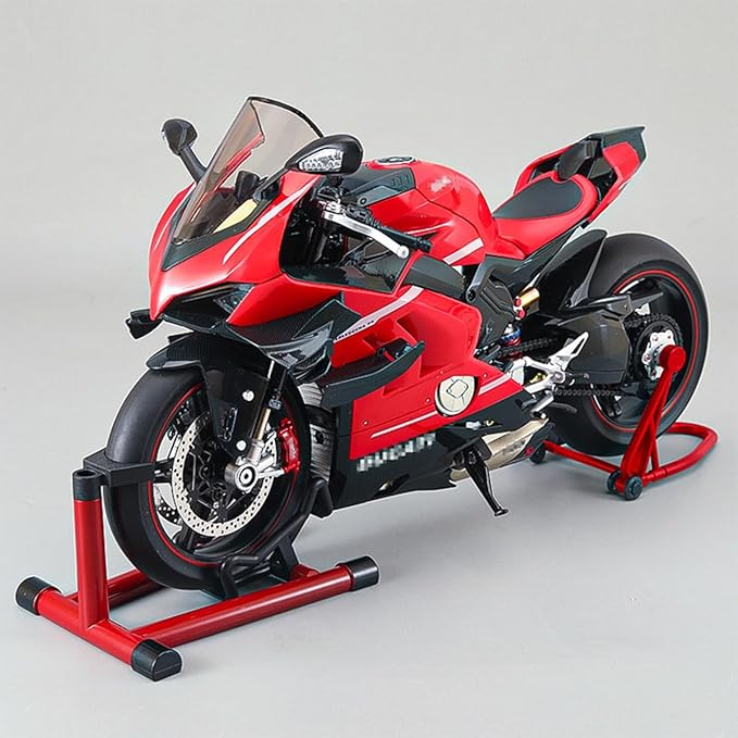 RC Motorcycle Model for Adult 1/7 Scale Remote Control Motorcycle V4 Top Edition with Ignition System &amp Smoke Spray for Biker