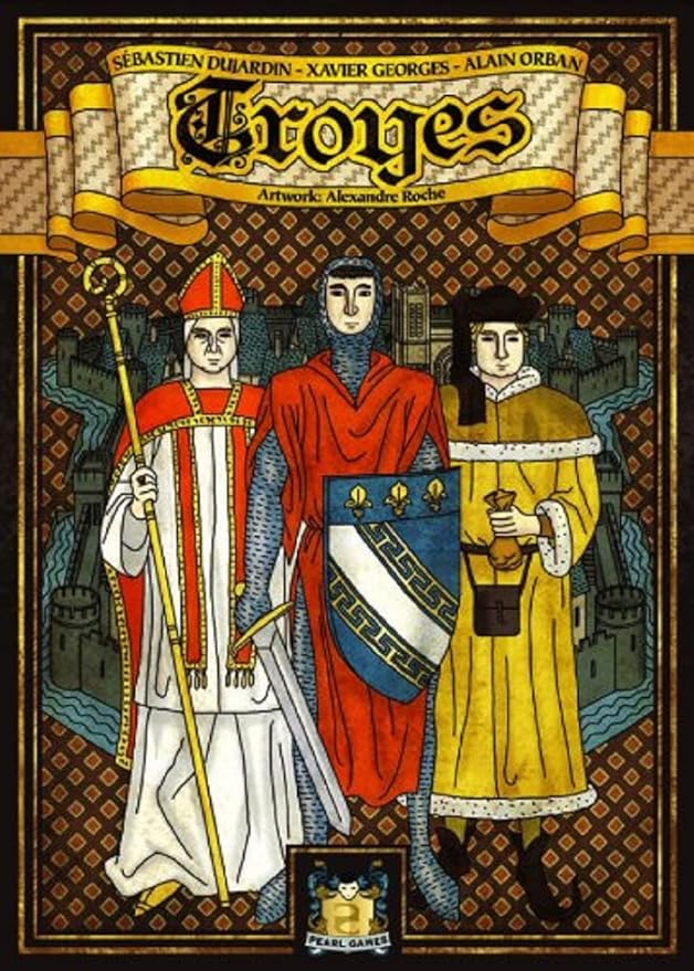Troyes Board Game - Experience The Richness of Medieval France in This Acclaimed Strategy Game! Family Game for Kids and Adults Ages 14+ 2-4 Players 90 Minute Playtime Made