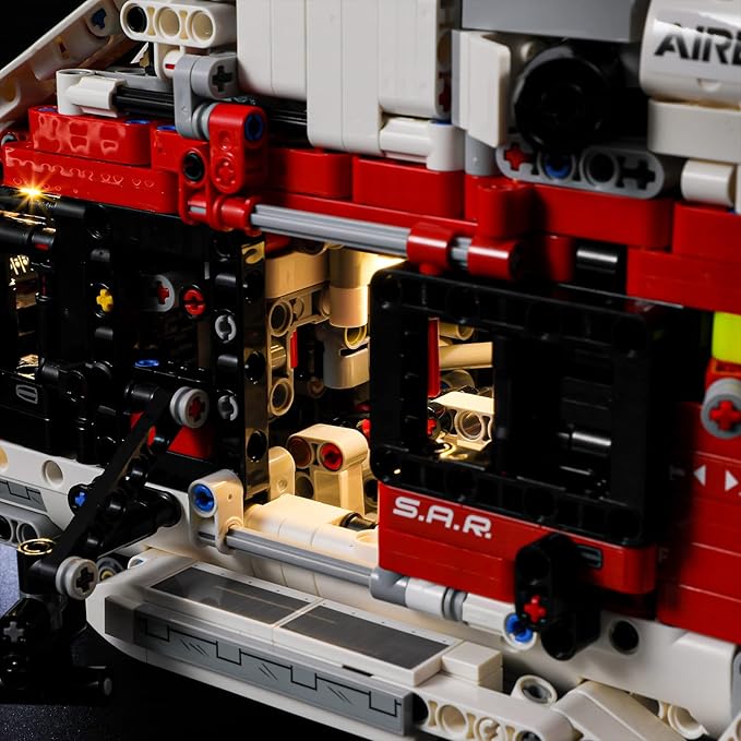 BRIKSMAX Led Lighting Kit for LEGO-42145 Airbus H175 Rescue Helicopter - Compatible with Lego Technic Building Blocks Model- Not Include The Lego Set