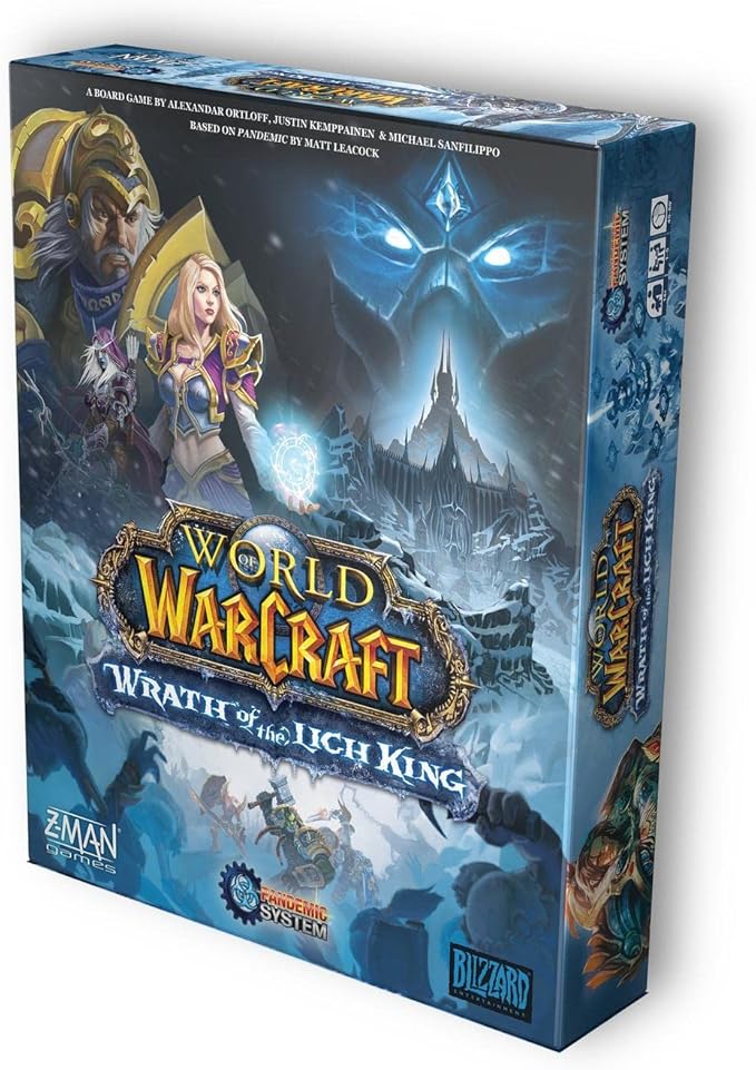 World of Warcraft: Wrath of the Lich King – A Pandemic System Board Game Cooperative Strategy Game for Family Game Night Ages14+ 1-5 Players 45-60 Minute Playtime Made by Z-Man Games