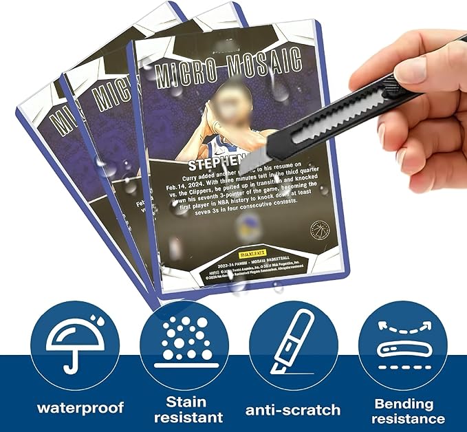 500 Hard Card Sleeves Card Toploaders for Protection for Baseball Football Premium Top Loaders for Cards Ensuring Safety (500 Hard Sleeves)