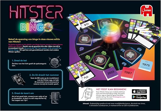 Jumbo Hitster Bingo - Party Game