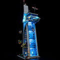 Kyglaring LED Lighting Kit for Lego 76269 Marvel Avenger Tower Building Set (No Model) Lights Set Compatible with Marvel Lego 76269 - Without Building Set(Classic Version)