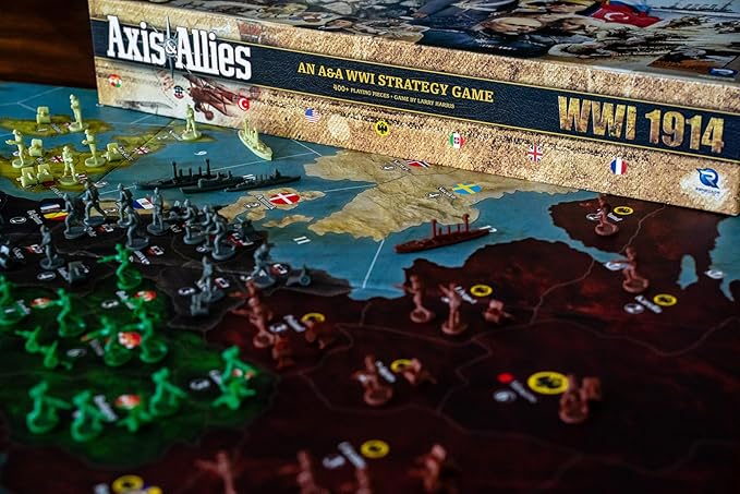 Renegade Game Studios Axis &amp Allies: WWI 1914 Board Game Strategy Multiplayer War Game for 2-8 Players