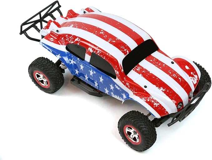 SummitLink Custom Body Flag Strip Style Compatible for 1/10 Scale RC Car or Truck (Truck not Included) SSB-FP-01