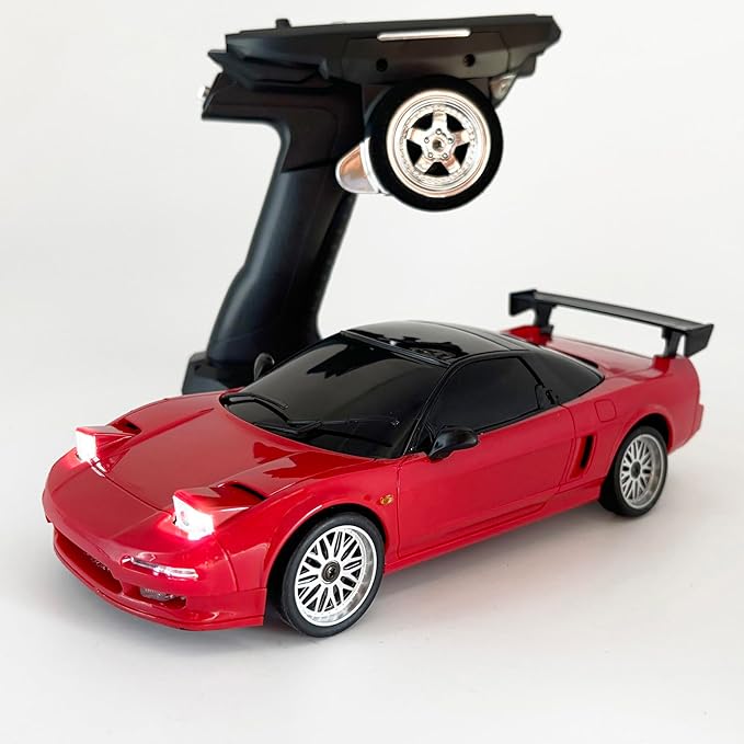 LDRC Drift Car RWD 1/18 Scale RC Drift Car with Gyro Racing Remote Control Cars for Adult Hobby Drifting Toy Proportional Throttle Steering ESP Gyroscope Metal Drive Shaft LD1803