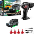 1:64 Scale Mini RC Drift Car with Gyro Full Proportional RTR 2.4Ghz Remote Control with RGB Lights (07-Black)