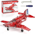 Lucky Doug STEM Building Projects Model Airplane Set - Building Toys for Kids Ages 8-12 Assembly Science Kit for Boys 7 8 9 10 11 Years Old