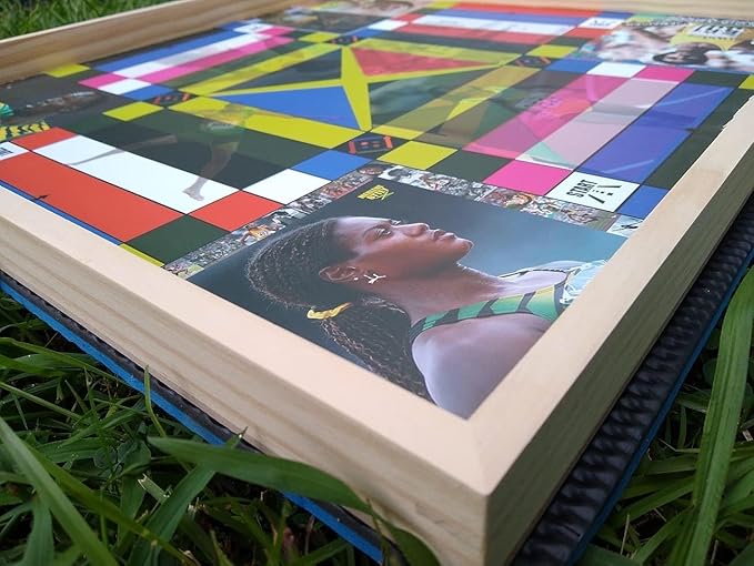 Jamaican Ludo Legendary Athletes Edition – 24x24 Oversized Board Game | Celebrating Jamaica’s Sports Icons | Fun Multi-Player Entertainment for Family Game Night | Ludi Ludy Loodi | Gift Idea